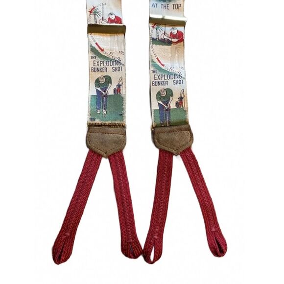 TRAFALGAR GOLF THEMED LIMITED EDITION SUSPENDERS MADE IN ENGLAND